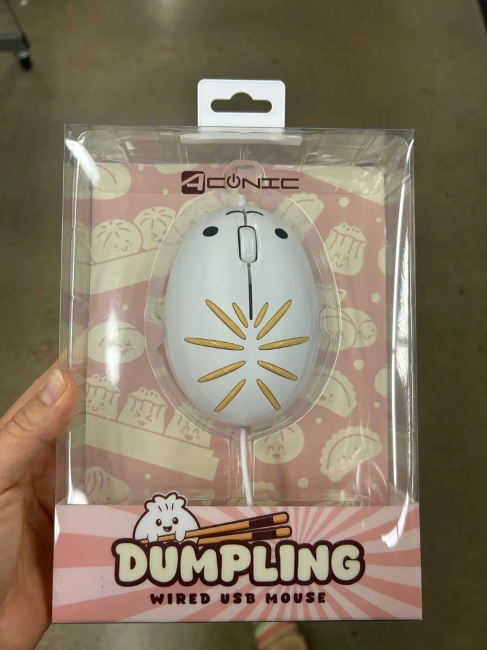 NWT Dumpling Wired USB Mouse